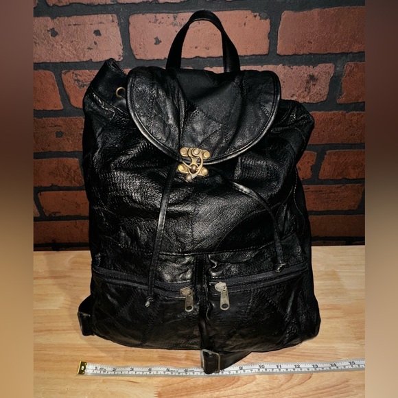 Handbags - Vintage 80’s/90’s patchwork Backpack